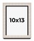10x13 Minimalist Shadow Box Picture Frame with UV-Resistant Acrylic & Acid Free Backing, Available in 5 Finishes - Black, Brown, Gold, Silver, White